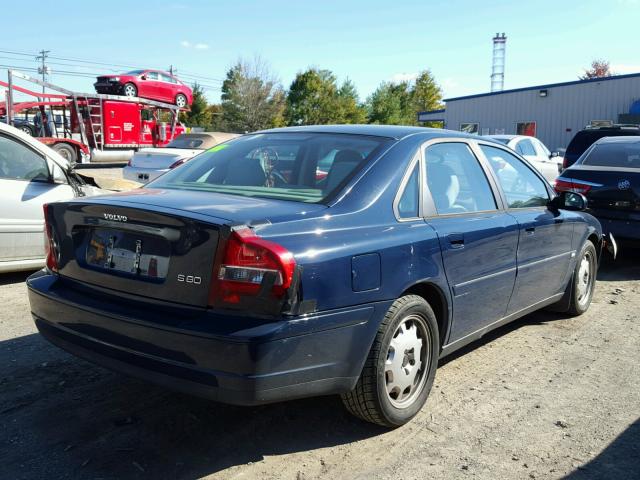 YV1TS92D831309008 - 2003 VOLVO S80 BLUE photo 4