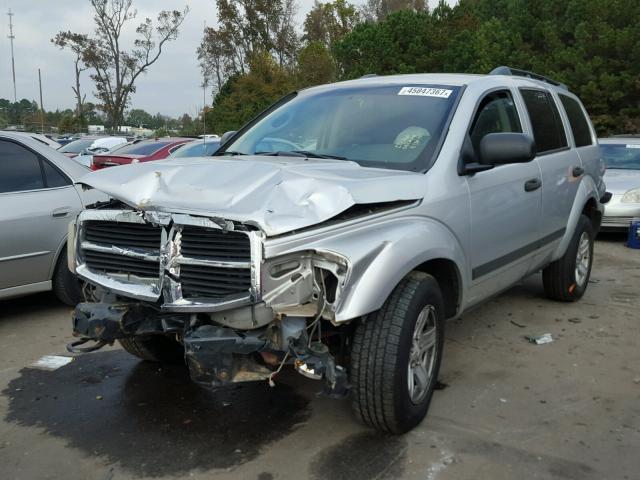 1D4HB38PX6F185926 - 2006 DODGE DURANGO SX SILVER photo 2