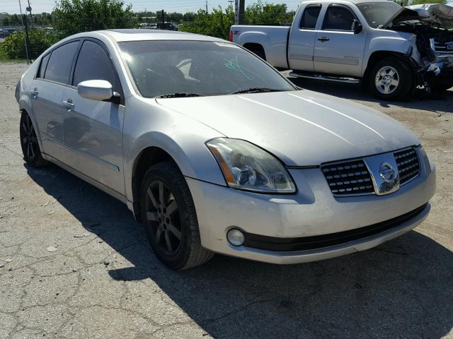 1N4BA41E54C905870 - 2004 NISSAN MAXIMA SE SILVER photo 1