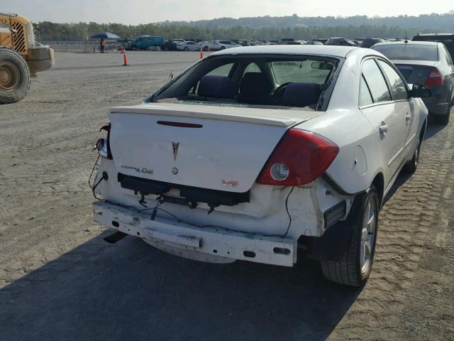 1G2ZG58N974201984 - 2007 PONTIAC G6 BASE WHITE photo 4