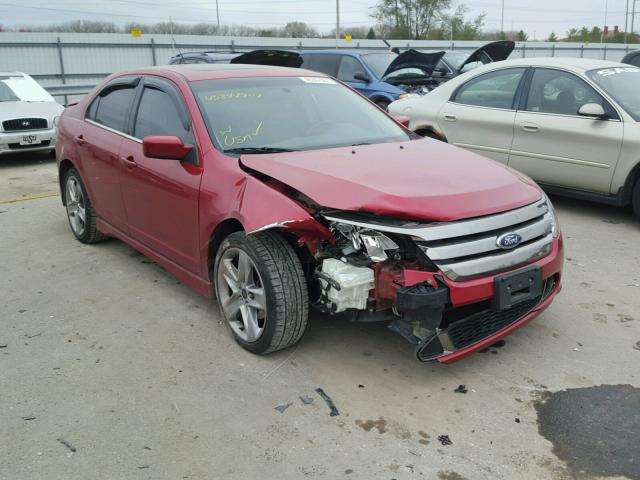 3FAHP0KC4BR184132 - 2011 FORD FUSION SPO RED photo 1