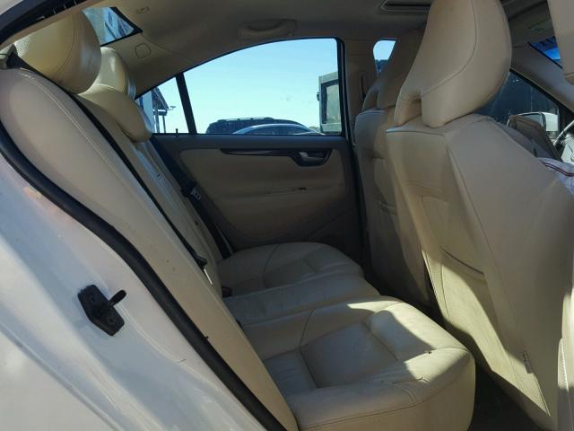 YV1RS592462521751 - 2006 VOLVO S60 WHITE photo 6