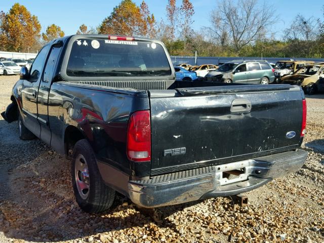 1FTRX17212NA18741 - 2002 FORD F150 BLACK photo 3