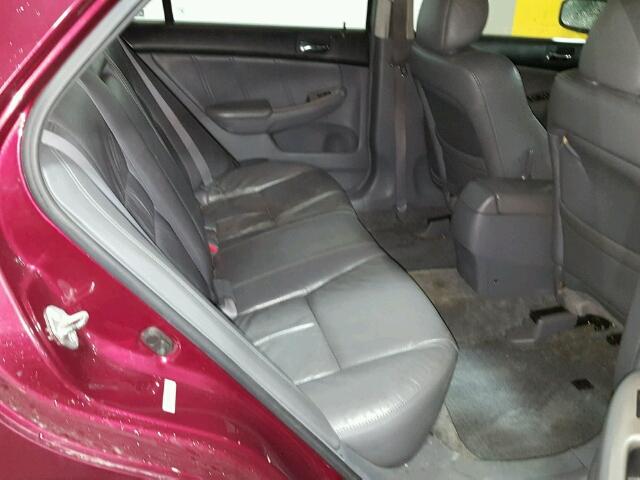 1HGCM66545A079442 - 2005 HONDA ACCORD EX MAROON photo 6