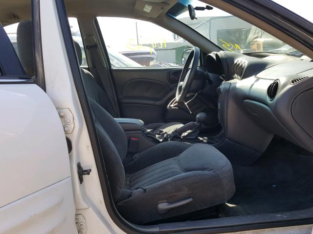 1G2NF52E9YC564223 - 2000 PONTIAC GRAND AM S WHITE photo 5