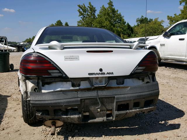 1G2NF52E9YC564223 - 2000 PONTIAC GRAND AM S WHITE photo 9