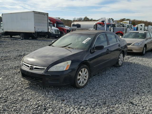 1HGCM66547A105783 - 2007 HONDA ACCORD EX BLUE photo 2