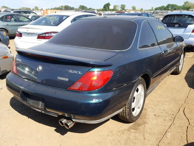 19UYA1240VL002067 - 1997 ACURA 2.2CL მწვანე ფოტო 4