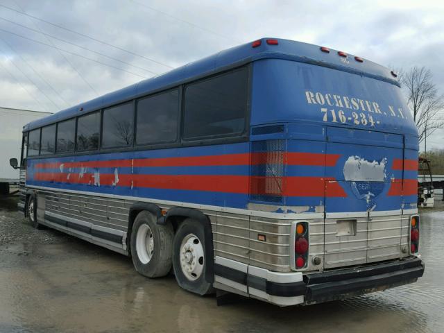 1M89CM7AXKP042966 - 1989 MOTOR COACH INDUSTRIES TRANSIT BU BLUE photo 3