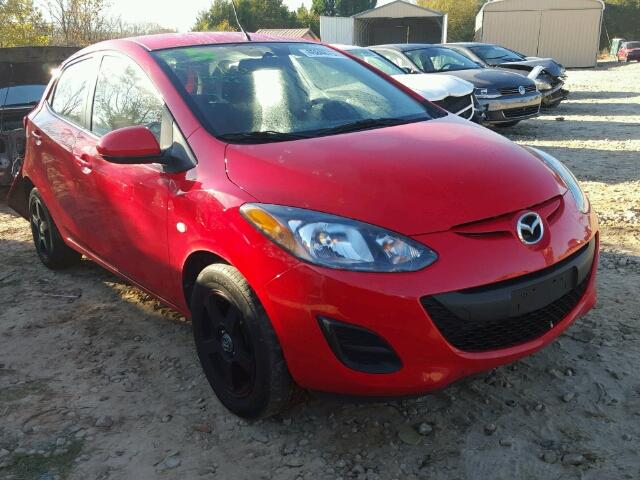 JM1DE1HY5B0130135 - 2011 MAZDA MAZDA2 RED photo 1