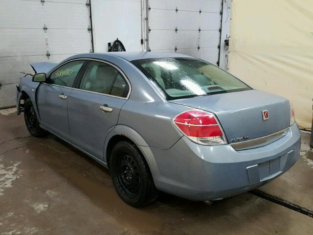 1G8ZV57B49F157502 - 2009 SATURN AURA BLUE photo 3