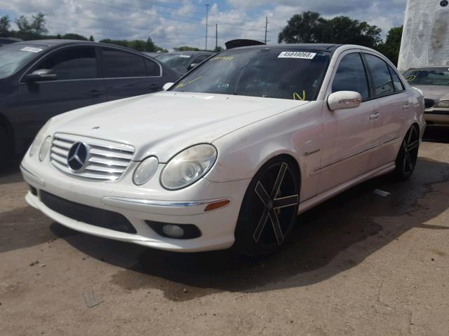 WDBUF76J14A473784 - 2004 MERCEDES-BENZ E 55 AMG WHITE photo 2