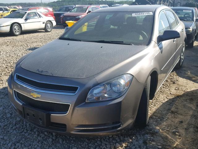 1G1ZC5EB7AF143203 - 2010 CHEVROLET MALIBU 1LT ნაცრისფერი ფოტო 2