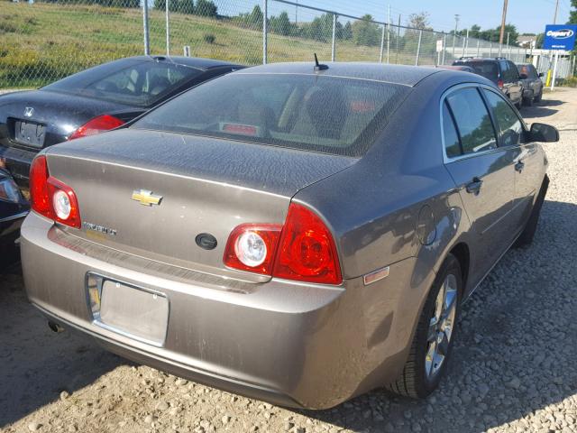 1G1ZC5EB7AF143203 - 2010 CHEVROLET MALIBU 1LT ნაცრისფერი ფოტო 4