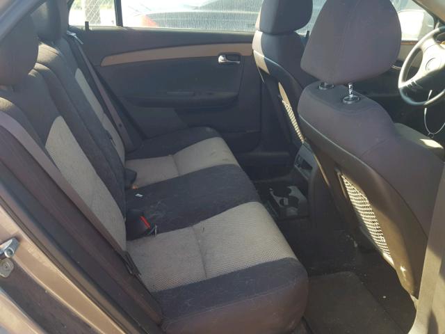 1G1ZC5EB7AF143203 - 2010 CHEVROLET MALIBU 1LT ნაცრისფერი ფოტო 6