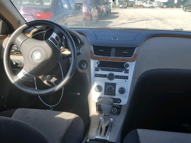1G1ZC5EB7AF143203 - 2010 CHEVROLET MALIBU 1LT ნაცრისფერი ფოტო 9