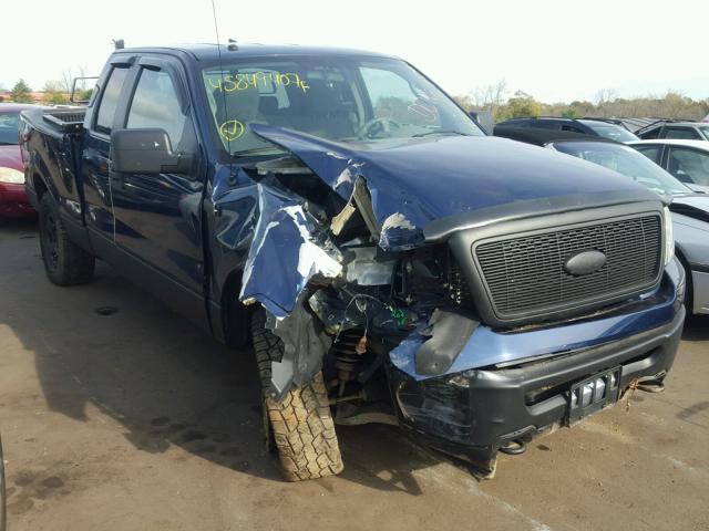 1FTPX14528FA93795 - 2008 FORD F150 BLUE photo 1