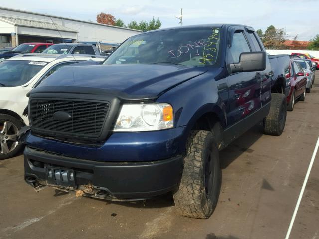 1FTPX14528FA93795 - 2008 FORD F150 BLUE photo 2