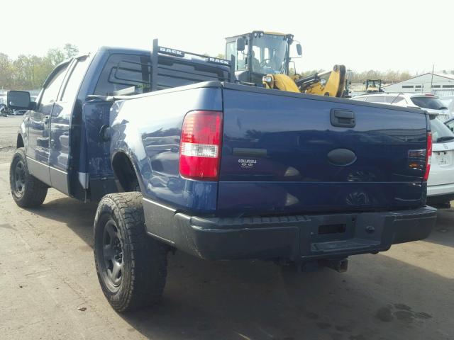 1FTPX14528FA93795 - 2008 FORD F150 BLUE photo 3