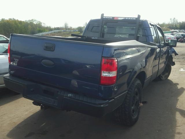 1FTPX14528FA93795 - 2008 FORD F150 BLUE photo 4