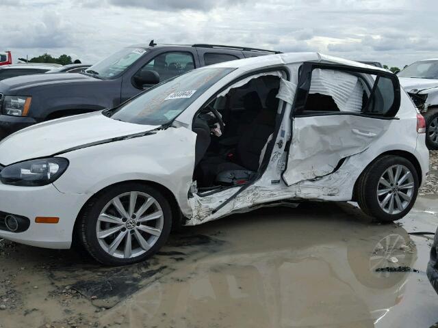 WVWDM7AJ1CW236678 - 2012 VOLKSWAGEN GOLF WHITE photo 9