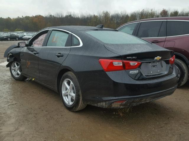 1G1ZB5ST4HF179991 - 2017 CHEVROLET MALIBU LS 黑色 照片 3