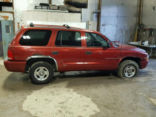 1B4HS28Y0XF506614 - 1999 DODGE DURANGO RED photo 9