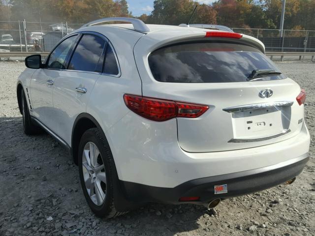 JN8CS1MW4DM175205 - 2013 INFINITI FX37 WHITE photo 3