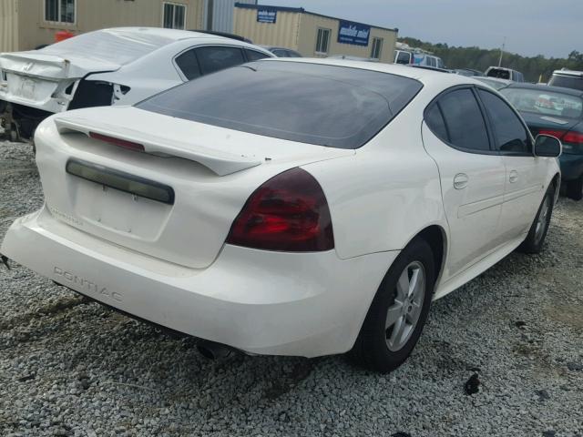 2G2WP552871187617 - 2007 PONTIAC GRAND PRIX WHITE photo 4