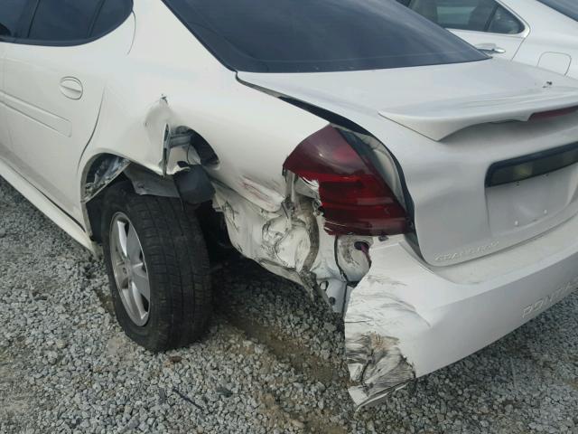 2G2WP552871187617 - 2007 PONTIAC GRAND PRIX WHITE photo 9