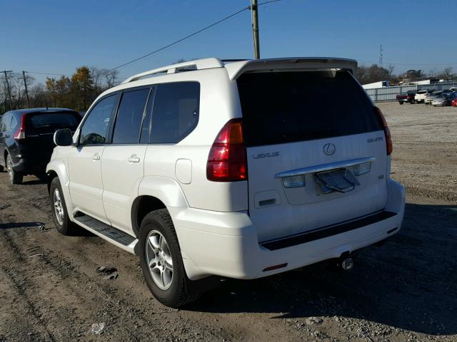 JTJBT20X940028648 - 2004 LEXUS GX WHITE photo 3