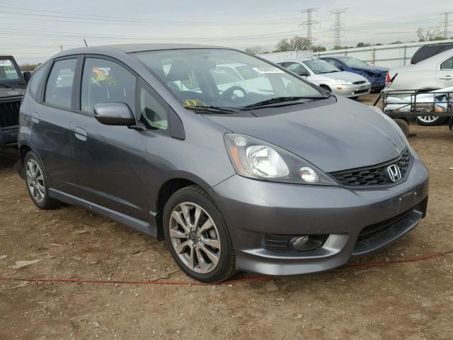 JHMGE8H56DC060947 - 2013 HONDA FIT SPORT GRAY photo 1