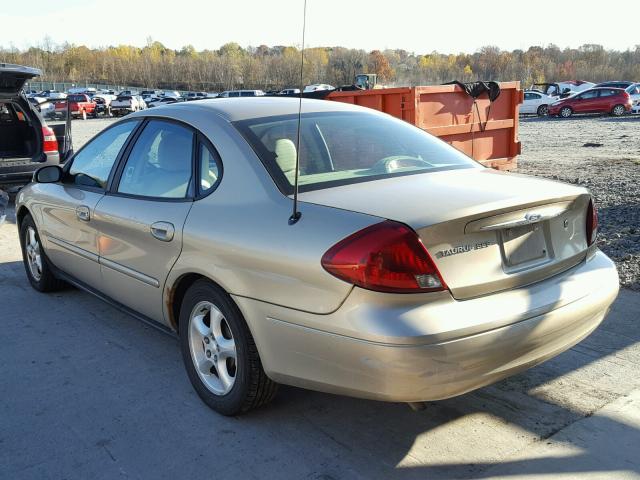 1FAHP55UX1G285280 - 2001 FORD TAURUS SES GOLD photo 3