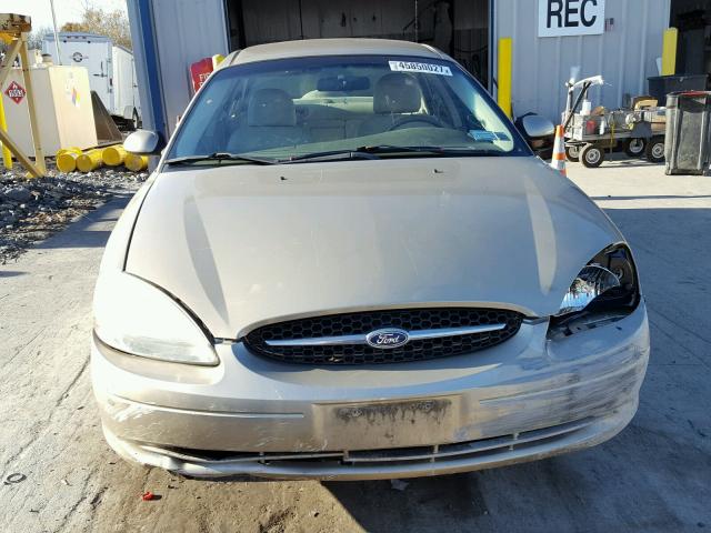 1FAHP55UX1G285280 - 2001 FORD TAURUS SES GOLD photo 9