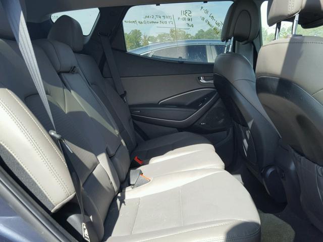 5XYZW3LAXDG080063 - 2013 HYUNDAI SANTA FE S BLUE photo 6