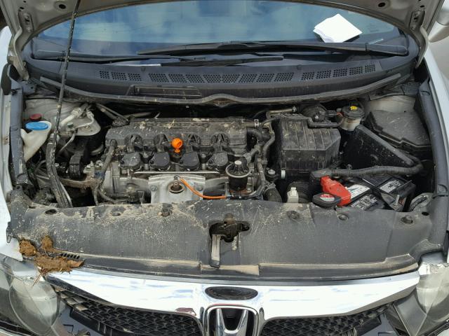 2HGFA1F55BH517259 - 2011 HONDA CIVIC LX SILVER photo 7