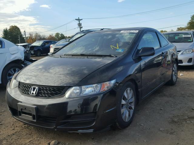 2HGFG1B89AH532215 - 2010 HONDA CIVIC EX BLACK photo 2