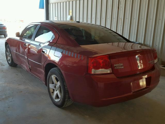 2B3CA3CV7AH183527 - 2010 DODGE CHARGER SX RED photo 3