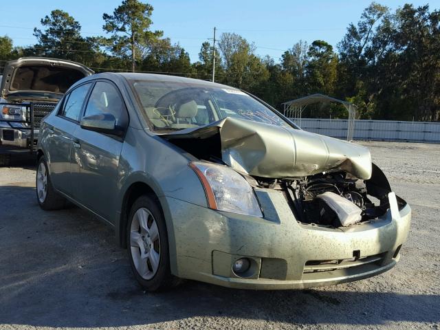 3N1AB61E18L711428 - 2008 NISSAN SENTRA 2.0 GREEN photo 1