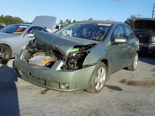 3N1AB61E18L711428 - 2008 NISSAN SENTRA 2.0 GREEN photo 2