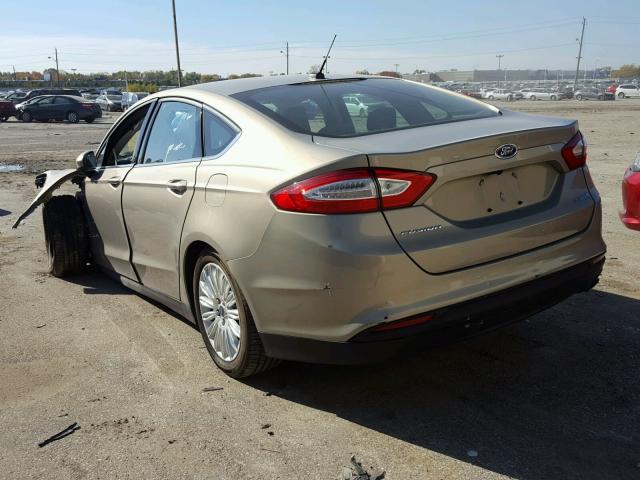 3FA6P0UU0FR142818 - 2015 FORD FUSION S H SILVER photo 3