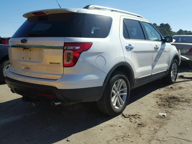 1FM5K7D89DGA86667 - 2013 FORD EXPLORER X WHITE photo 4