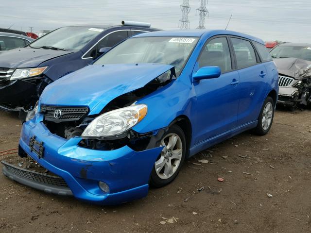 2T1KR32E28C692854 - 2008 TOYOTA COROLLA MA BLUE photo 2