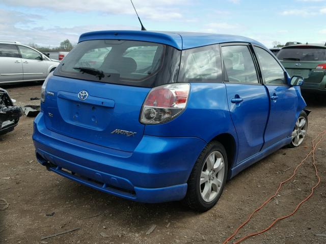 2T1KR32E28C692854 - 2008 TOYOTA COROLLA MA BLUE photo 4