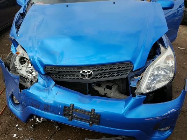 2T1KR32E28C692854 - 2008 TOYOTA COROLLA MA BLUE photo 7