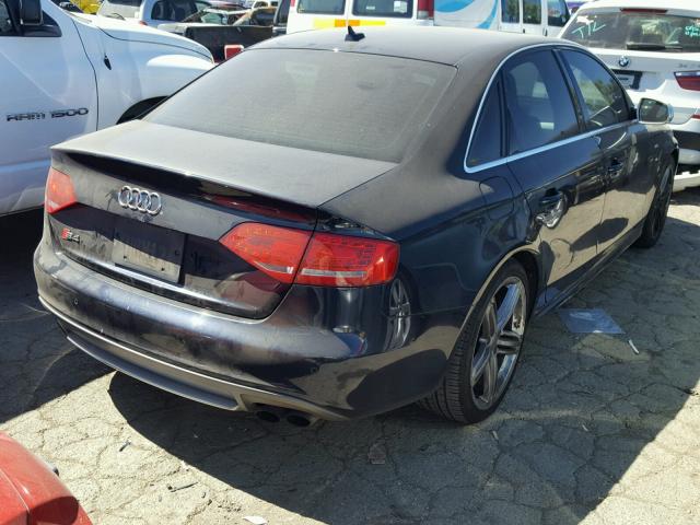 WAUKGAFL7BA009509 - 2011 AUDI S4 PRESTIG BLUE photo 4