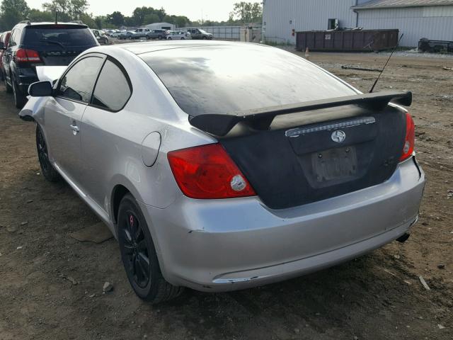 JTKDE167880230385 - 2008 TOYOTA SCION TC 银色 照片 3