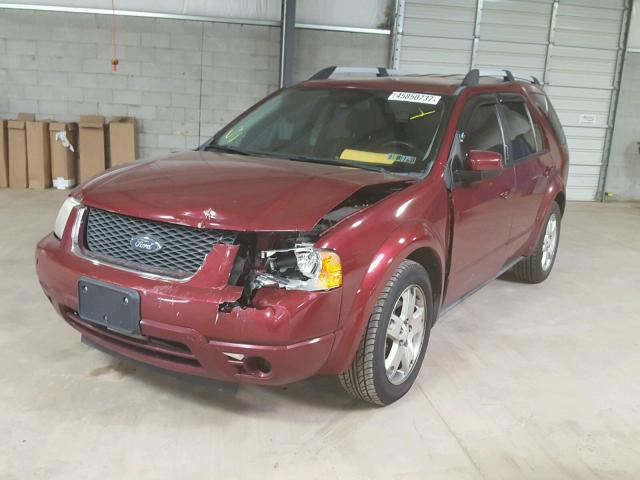 1FMDK03147GA26873 - 2007 FORD FREESTYLE MAROON photo 2