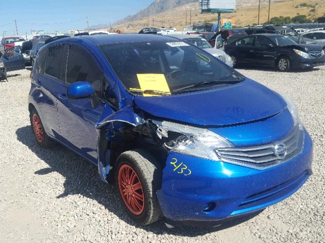 3N1CE2CP3EL404734 - 2014 NISSAN VERSA NOTE BLUE photo 1