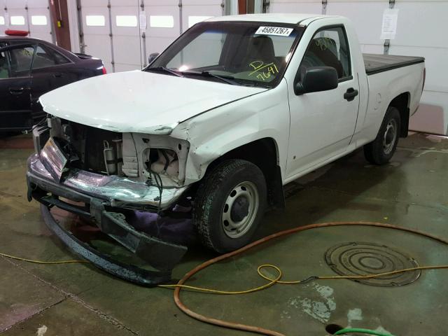 1GTCS149278237641 - 2007 GMC CANYON WHITE photo 2